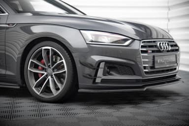 Канарди (аеродинамічні накладки переднього бампера) Maxton Audi S5 / A5 S-Line Coupe / Sportback F5 - фото My Tuning Lab