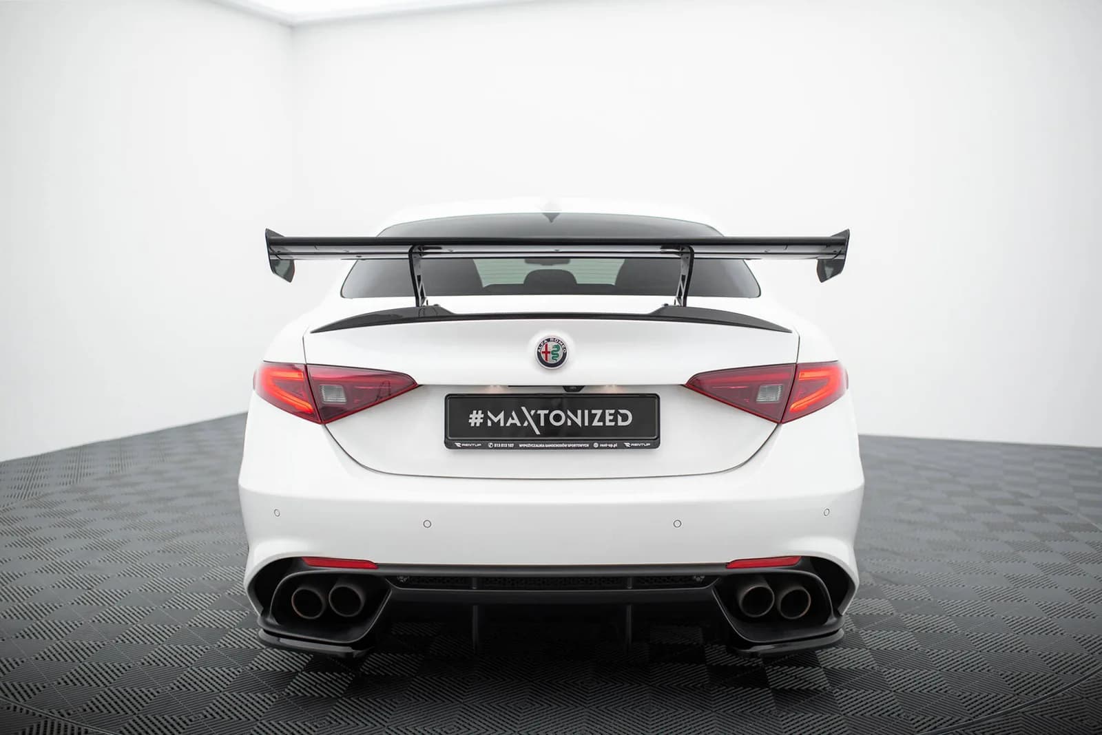 Karbonowy Spoiler Maxton Alfa Romeo Giulia Quadrifoglio - фото My Tuning Lab