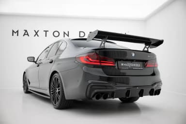 Karbonowy Spoiler Z Wewnętrznymi Wspornikami Maxton BMW 5 / M5 Sedan G30 / F90 - фото My Tuning Lab
