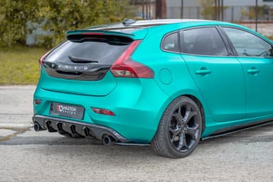 Задні сплітери boczne Maxton Volvo V40 R-design (чорний глянець) - фото My Tuning Lab
