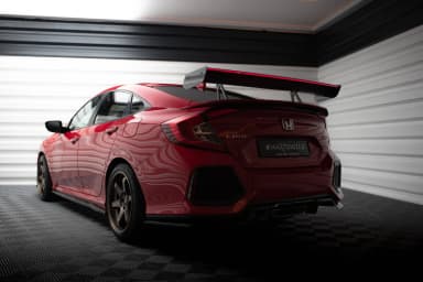 Karbonowy Spoiler Z Górnymi Mocowaniami + LED Maxton Honda Civic SI Mk10 - фото My Tuning Lab