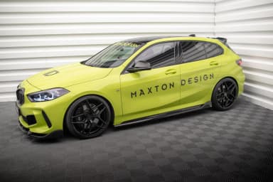 Накладки на пороги V.5 Maxton BMW 1 M-пакет/ M135i / 128ti F40 - фото My Tuning Lab