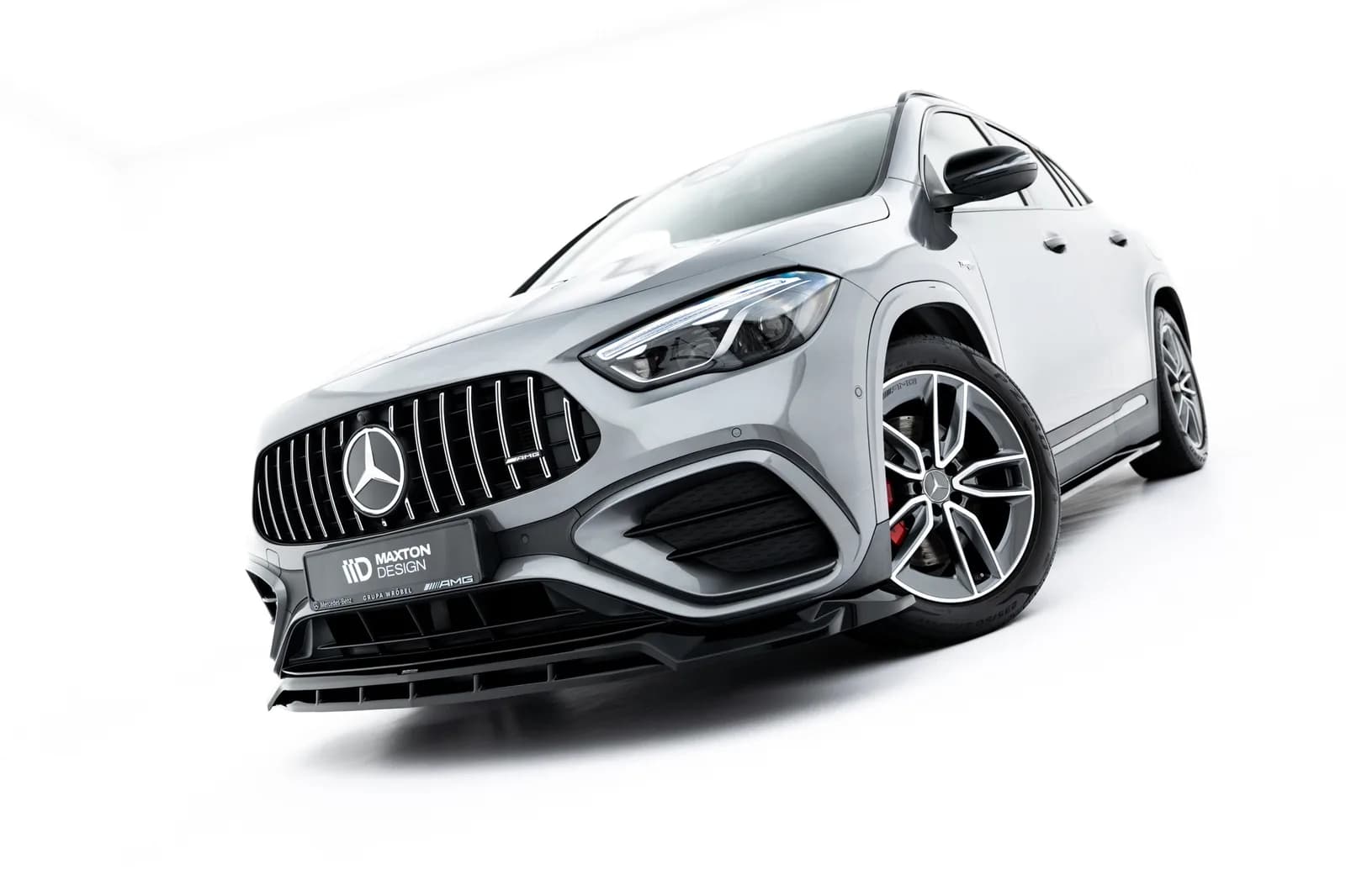 Передній сплітер V.1 Maxton Mercedes-AMG GLA 35 H247 Facelift - фото My Tuning Lab