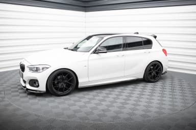 Накладки на пороги V.5 Maxton BMW 1 M-пакет / M140i F20 Facelift - фото My Tuning Lab