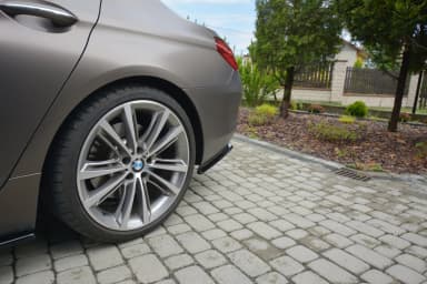 Задні сплітери boczne Maxton BMW 6 Gran Coupe (чорний глянець) - фото My Tuning Lab