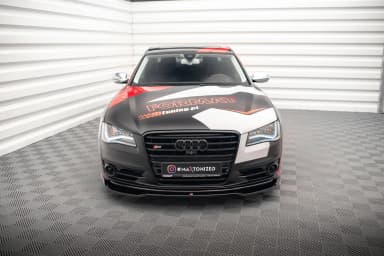 Передній сплітер V.1 Maxton Audi S8 D4 - фото My Tuning Lab