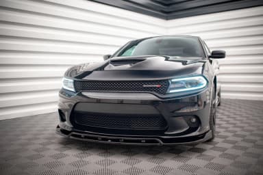 Передній сплітер V.1 Maxton Dodge Charger SRT Mk7 Facelift - фото My Tuning Lab