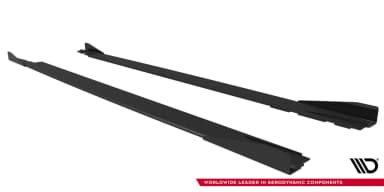 Накладки на пороги Street Pro + Flaps Maxton Mercedes-AMG CLE 53 C236 / 53 Aero C236 - фото My Tuning Lab