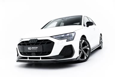 Передній сплітер V.3 Maxton Audi S3 Sportback / Sedan / A3 S-line Sportback / Sedan 8Y Facelift - фото My Tuning Lab