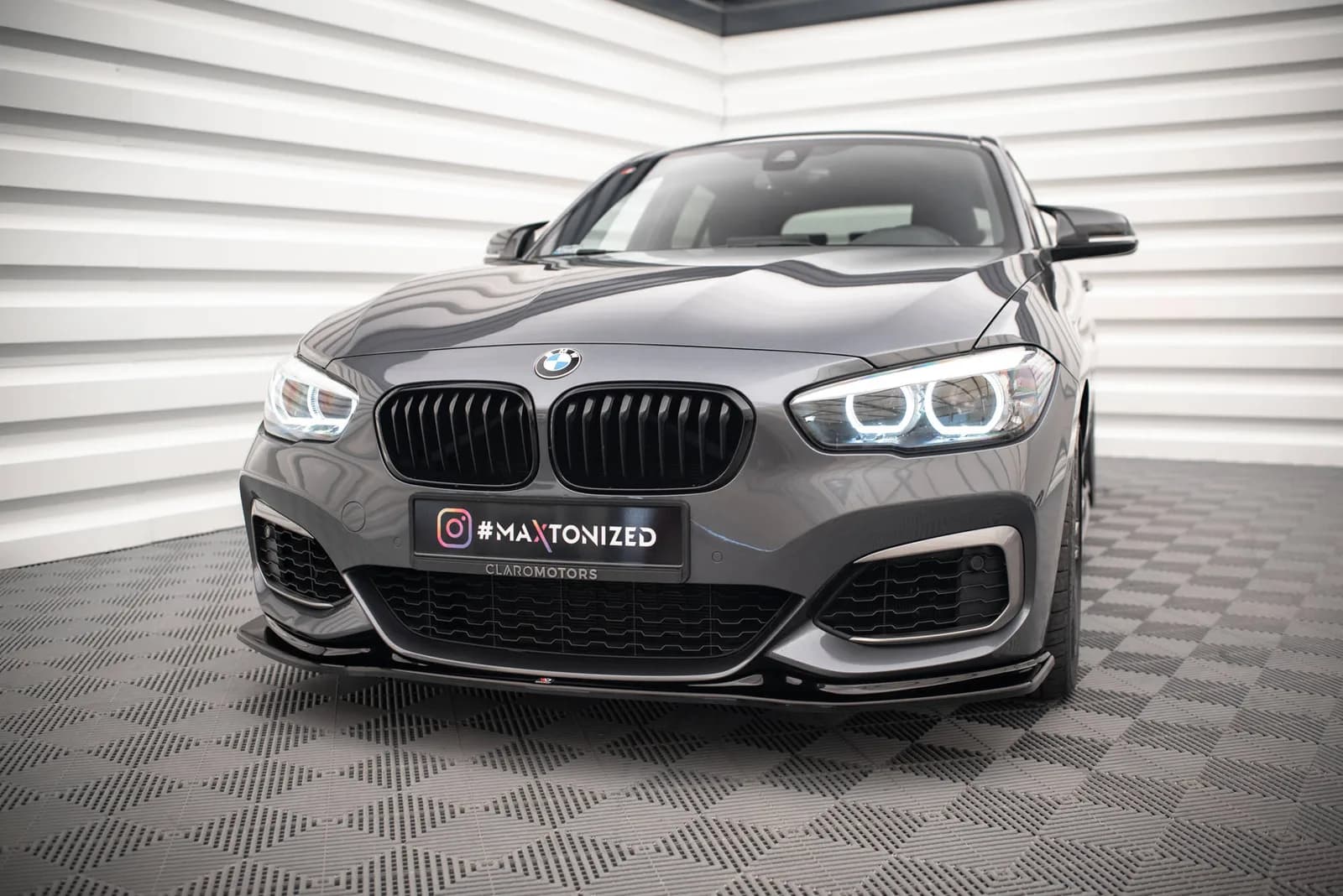 Передній сплітер V.3 Maxton BMW 1 F20/F21 M-Power - фото My Tuning Lab
