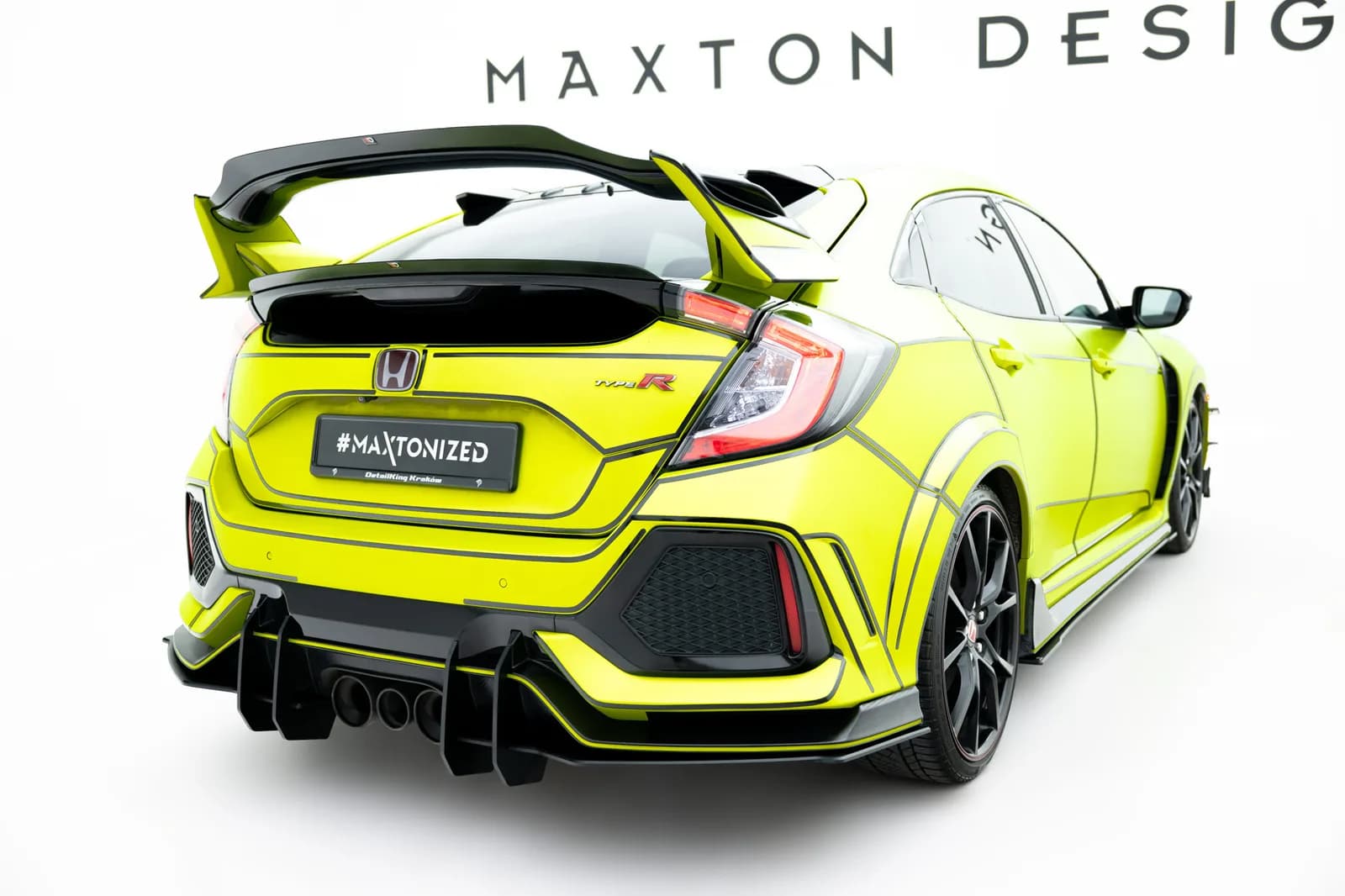 Задня накладка Street Pro V.2 Maxton Honda Civic Type-R Mk10 / Mk10 Facelift - фото My Tuning Lab