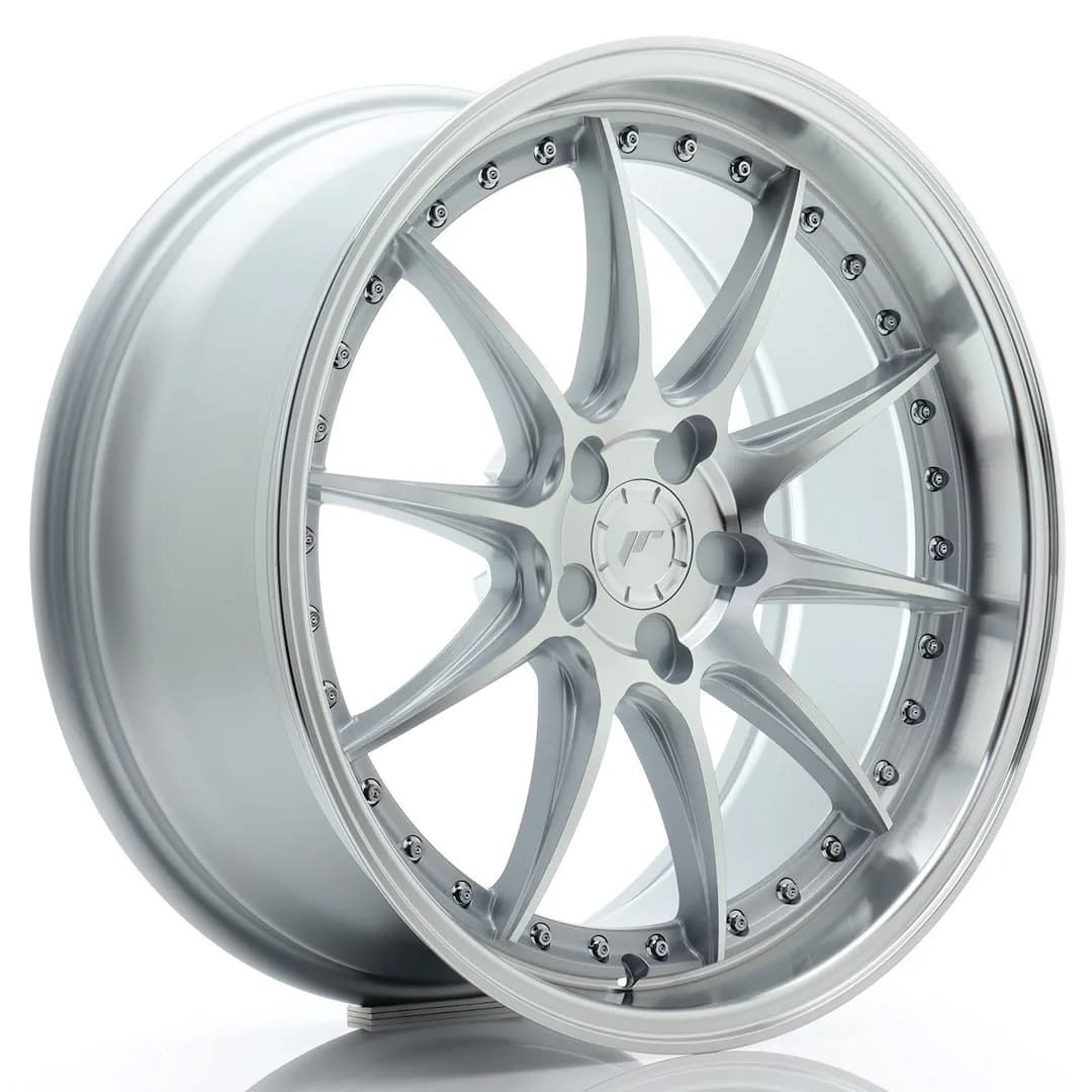 Легкосплавний диск 19" Japan Racing JR41 19x8,5 ET15-35 5H BLANK срібний з фрезерованою лицьовою частиною - фото My Tuning Lab