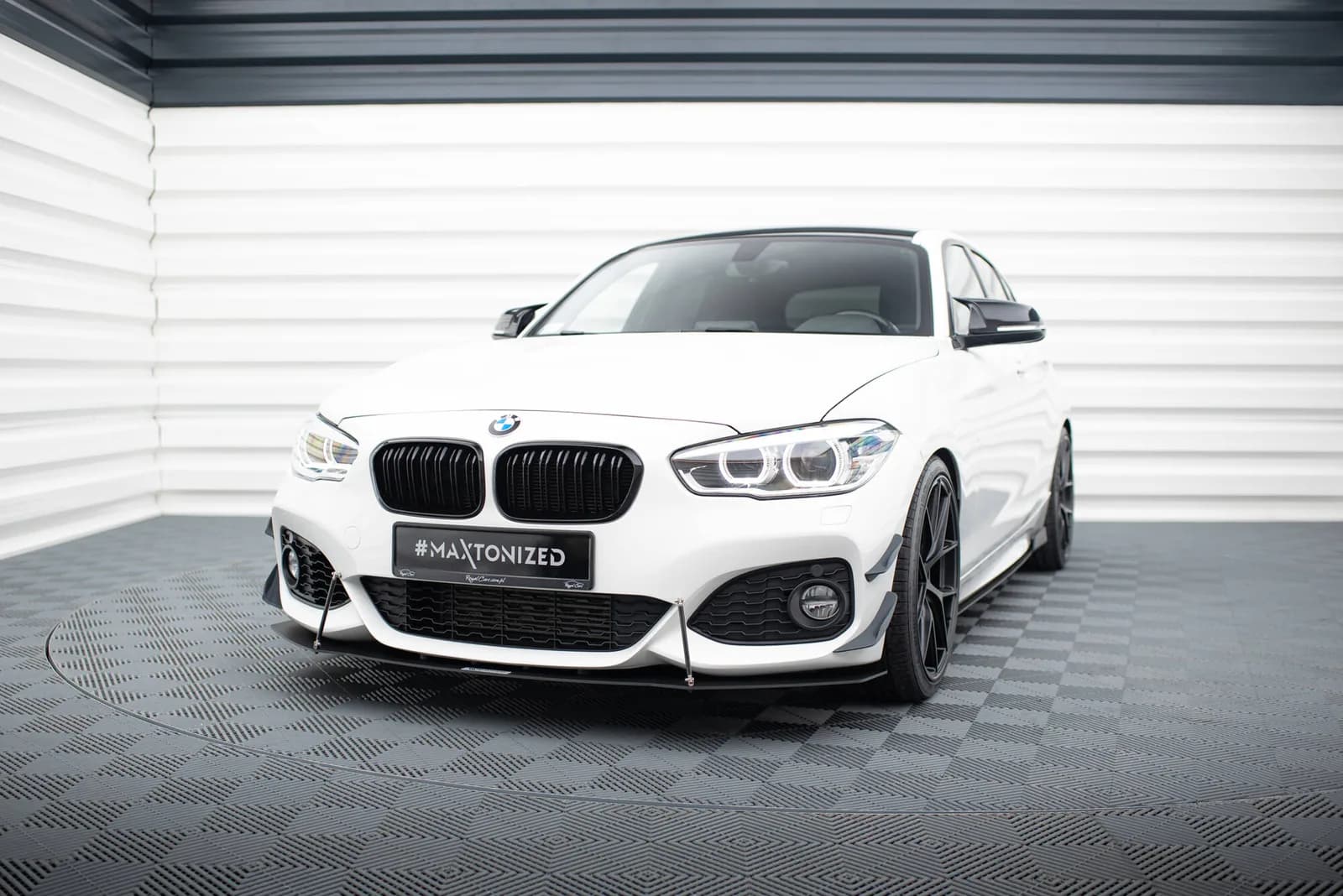 Передній сплітер RACING V.1 Maxton BMW 1 F20/F21 M-Power FACELIFT - фото My Tuning Lab