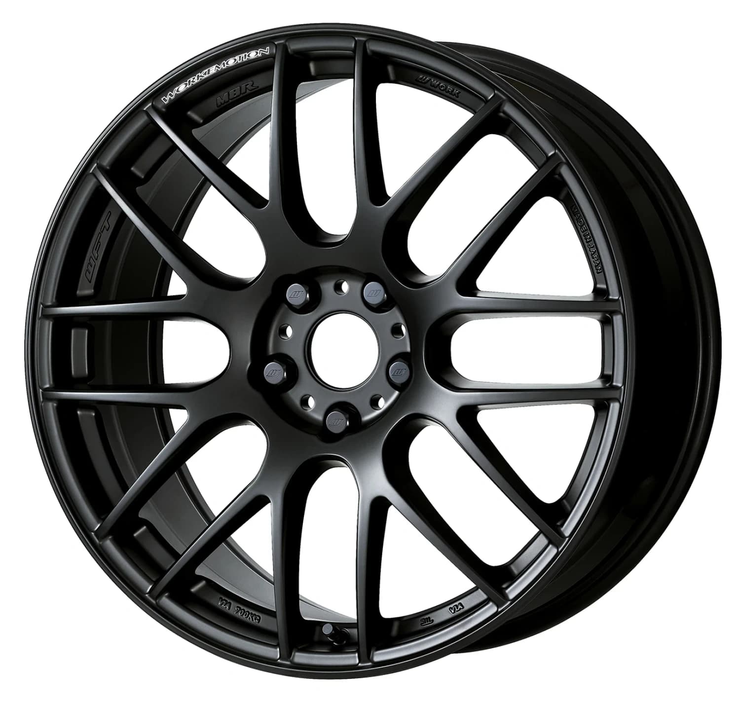 Легкосплавний диск 18" Work Wheels Work Emotion M8R 18x8,5 BLANK матовий чорний (MBL) - фото My Tuning Lab