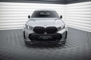 Передній сплітер V.1 Maxton BMW X6 M-пакет G06 Facelift - фото My Tuning Lab