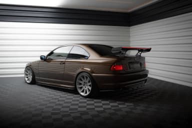 Karbonowy Spoiler Z Wewnętrznymi Wspornikami + LED Maxton BMW 3 Coupe E46 - фото My Tuning Lab