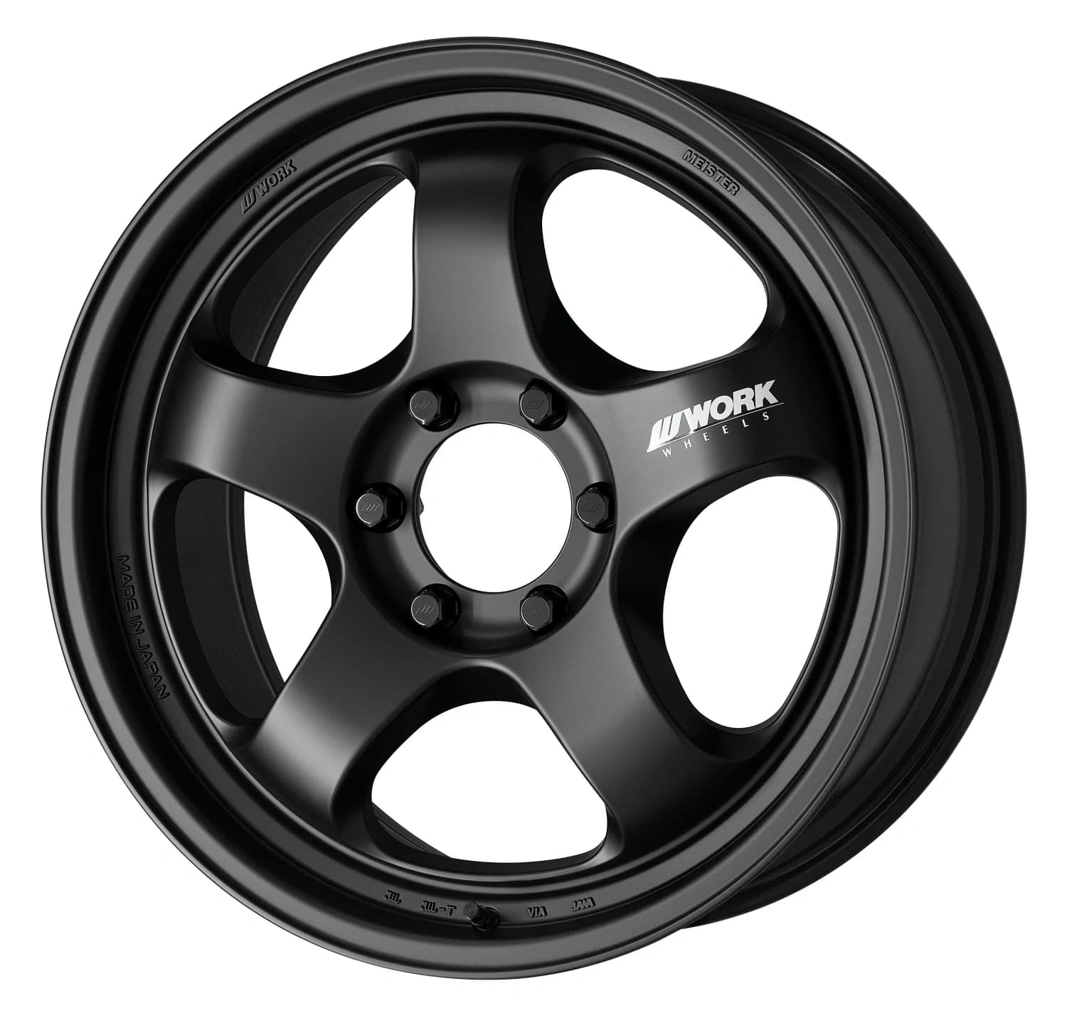 Легкосплавний диск 16" Work Wheels Meister S1-1P SUV 16x6 BLANK матовий чорний (MBL) - фото My Tuning Lab