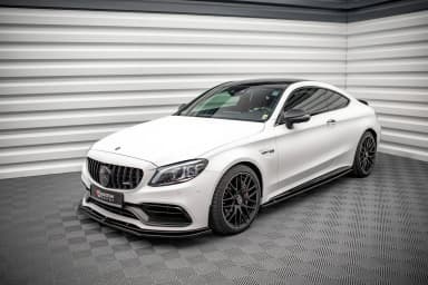 Накладки на пороги V.1 Maxton Mercedes-AMG C 63AMG Coupe C205 Facelift - фото My Tuning Lab