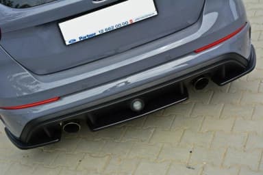 Задні сплітери boczne Maxton Ford Focus RS MK3 (чорний глянець) - фото My Tuning Lab
