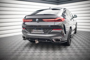 Задній сплітер (Z Dyfuzorem) V.3 Maxton BMW X6 M-пакет G06 - фото My Tuning Lab