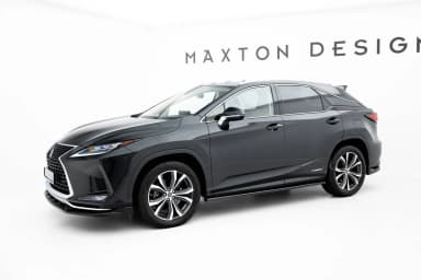 Накладки на пороги Maxton Lexus RX Mk4 / F-Sport Mk4 Facelift (wersja bez fabrycznych stopni progowych) - фото My Tuning Lab