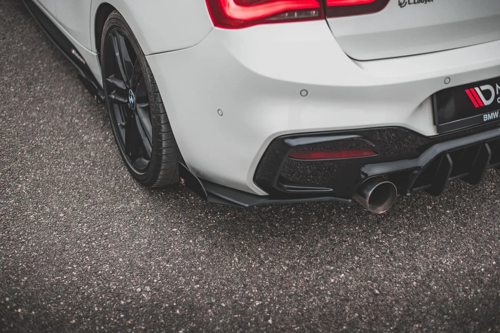 Задні сплітери Boczne Racing Durability V.3 + Flaps Maxton BMW 1 F20 M140i - фото My Tuning Lab
