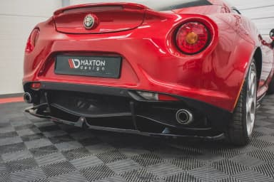 Задній сплітер srodkowy Maxton Alfa Romeo 4C (чорний глянець) - фото My Tuning Lab
