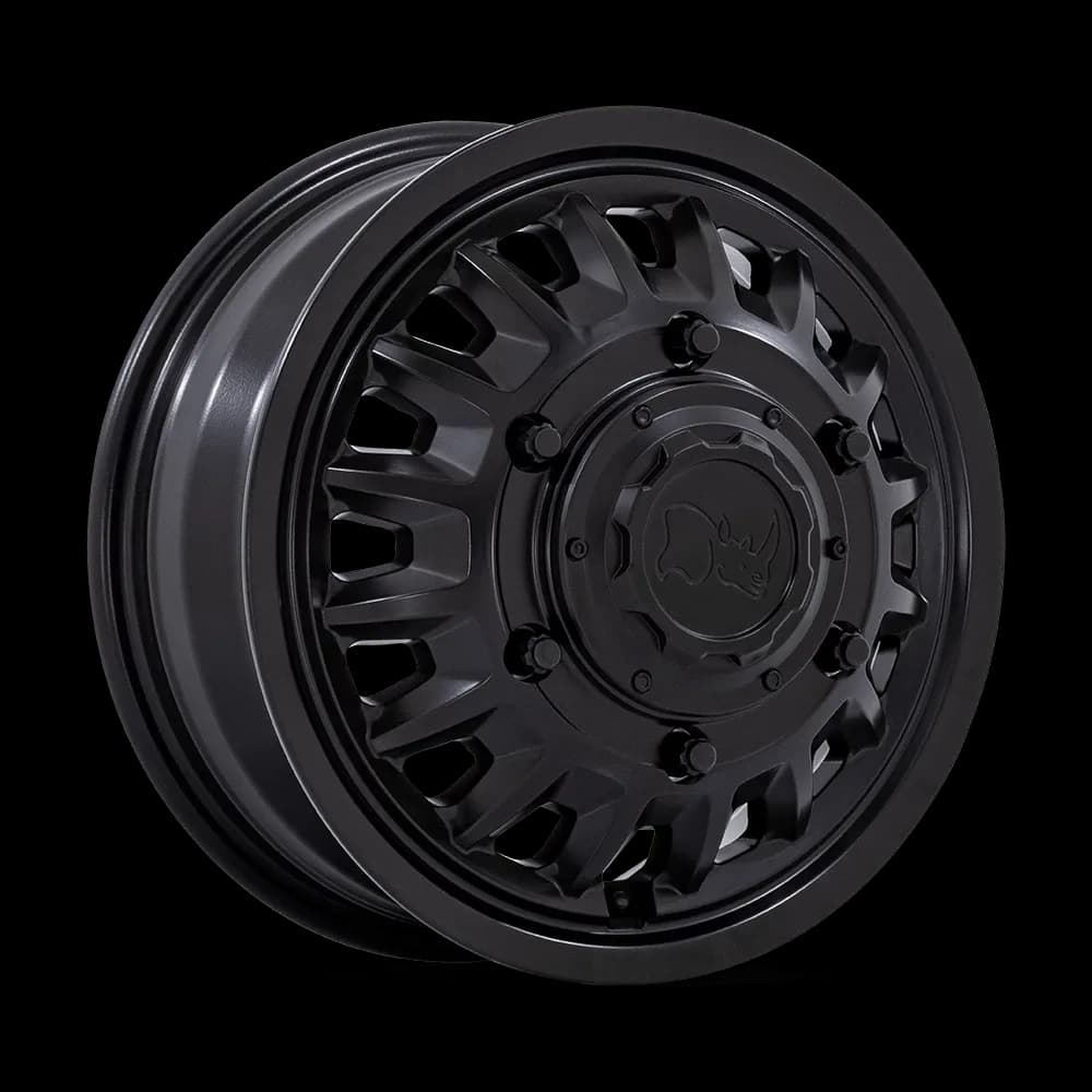 Легкосплавний диск 16" Black Rhino BR019 ALISO DUALLY 16x6 ET110 6x205 матовий чорний - фото My Tuning Lab