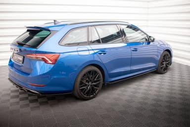 Накладки на пороги V.1 Maxton Skoda Octavia Mk4 - фото My Tuning Lab