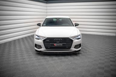 Передній сплітер V.3 Maxton Audi A6 C8 - фото My Tuning Lab