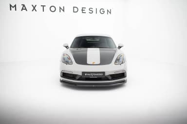 Передній сплітер V.1 Maxton Porsche 718 Cayman GTS 982c / 718 Boxster GTS 982 - фото My Tuning Lab