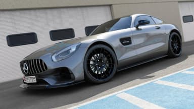 Накладки на пороги Maxton Mercedes-AMG GT / GT S C190 Facelift - фото My Tuning Lab