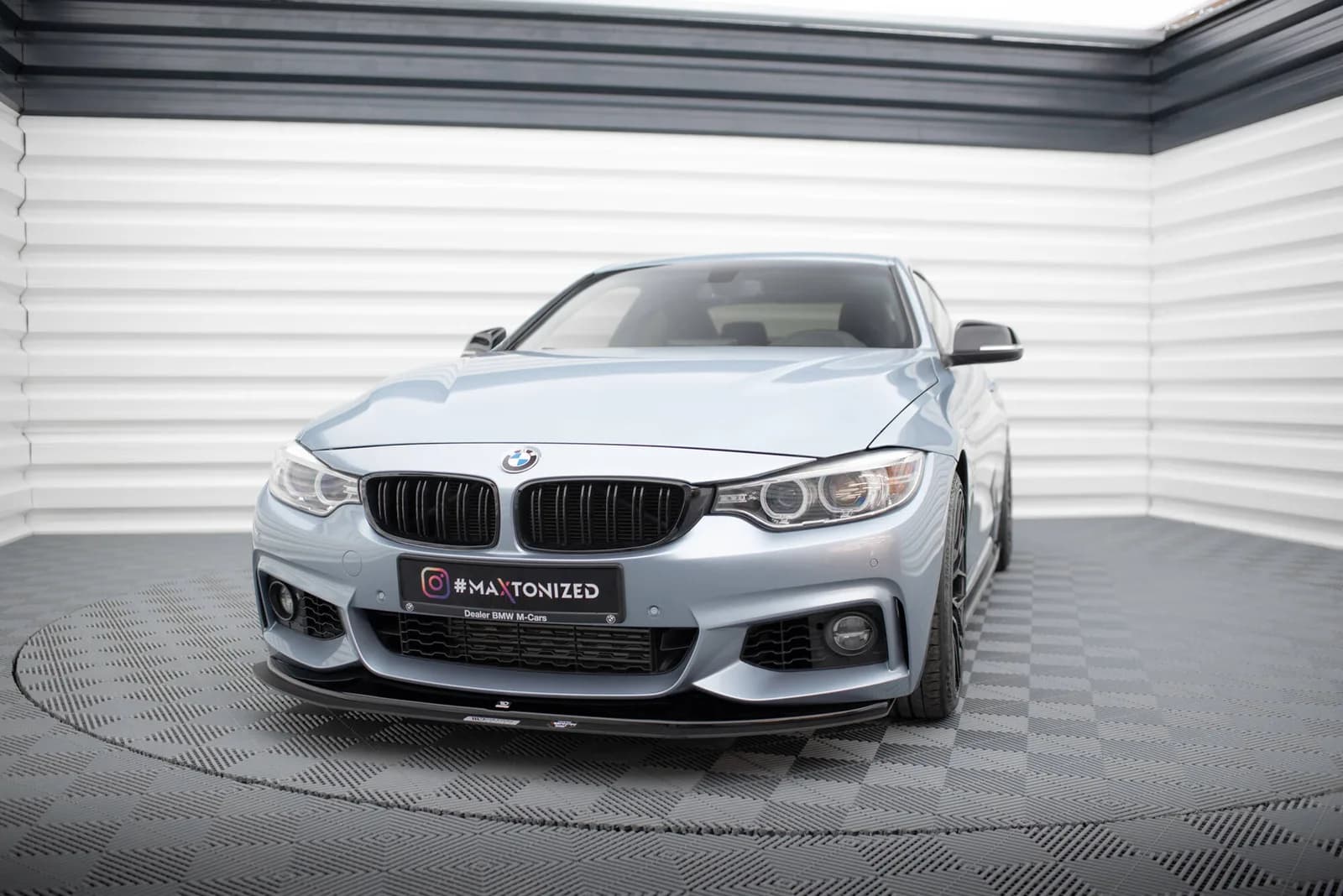 Передній сплітер Hybrydowy Maxton BMW 4 Coupe / Gran Coupe / Cabrio M-пакет F32 / F36 / F33 - фото My Tuning Lab