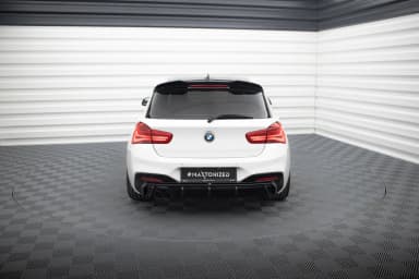 Задня накладка V.3 Maxton BMW 1 M-пакет F20 Facelift (Wersja z podwójnym Вихлопem z jednej strony) - фото My Tuning Lab
