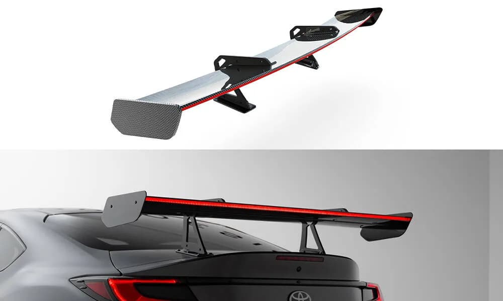 Karbonowy Spoiler Z Górnymi Mocowaniami + LED Toyota GR86 / Maxton Subaru BRZ Mk2 - фото My Tuning Lab