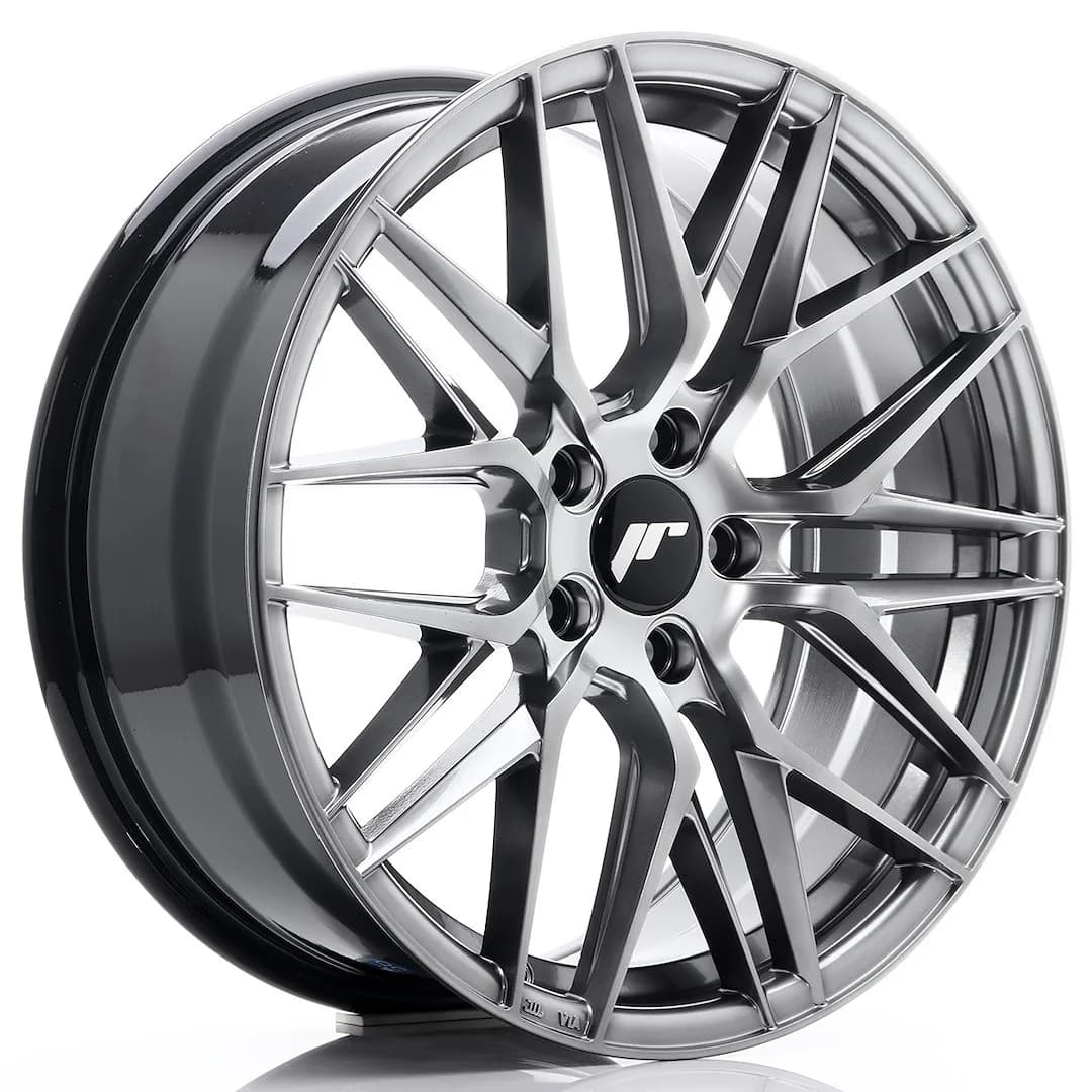 Легкосплавний диск 18" Japan Racing JR28 18x7,5 ET40 5x100 насичений чорний - фото My Tuning Lab