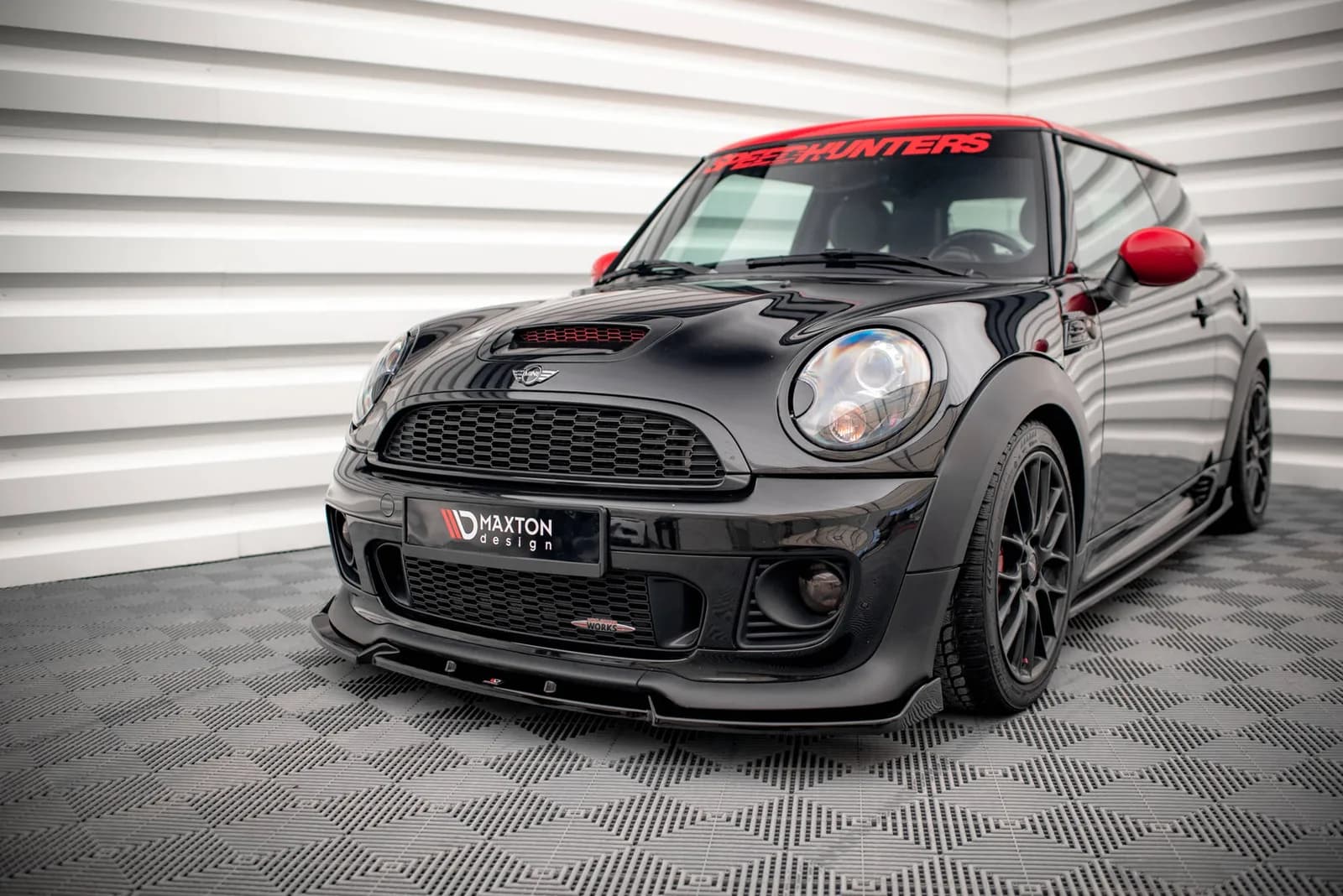 Передній сплітер V.3 Maxton Mini Cooper John Cooper Works R56 - фото My Tuning Lab