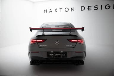 Karbonowy Spoiler Z Górnymi Mocowaniami + LED Maxton Mercedes-Benz CLA Coupe C118 / C118 Facelift - фото My Tuning Lab