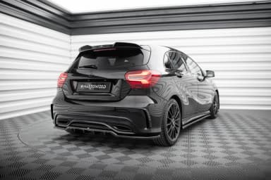 Задній сплітер (Z Dyfuzorem) Maxton Mercedes-Benz A AMG-Line W176 Facelift - фото My Tuning Lab