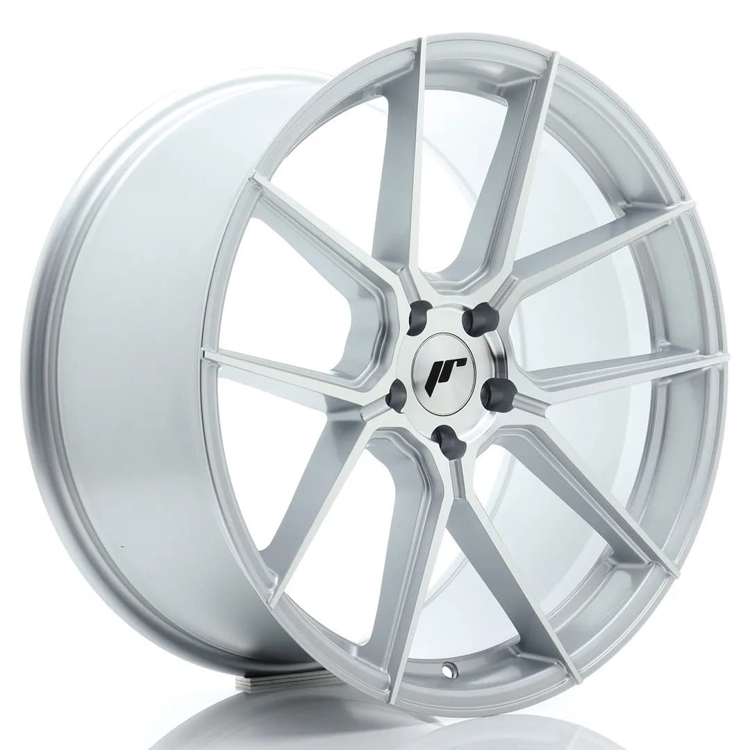 Легкосплавний диск 20" Japan Racing JR30 20x10 ET41 5x120 срібний з фрезерованою лицьовою частиною - фото My Tuning Lab