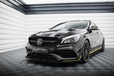 Передній сплітер Street Pro Maxton Mercedes-AMG CLA 45 Aero C117 Facelift - фото My Tuning Lab