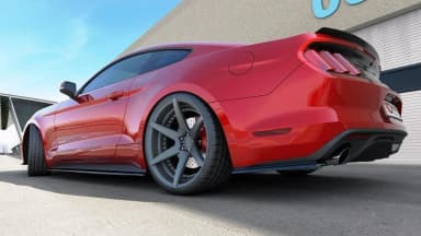 Накладки на пороги Maxton Ford Mustang Mk6 - фото My Tuning Lab
