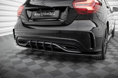 Задній дифузор Street Pro Maxton Mercedes-Benz A AMG-Line W176 Facelift - фото My Tuning Lab