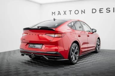 Задній сплітер (Z Dyfuzorem) Maxton Skoda Enyaq Coupe iV RS - фото My Tuning Lab