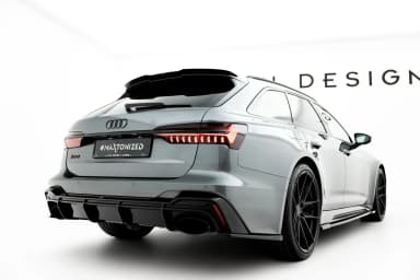 Задні сплітери Boczne V.2 Maxton Audi RS7 C8 / RS6 C8 / C8 Facelift - фото My Tuning Lab