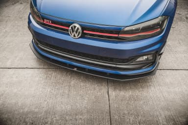 Передній сплітер Street Pro Maxton Volkswagen Polo GTI Mk6 - фото My Tuning Lab