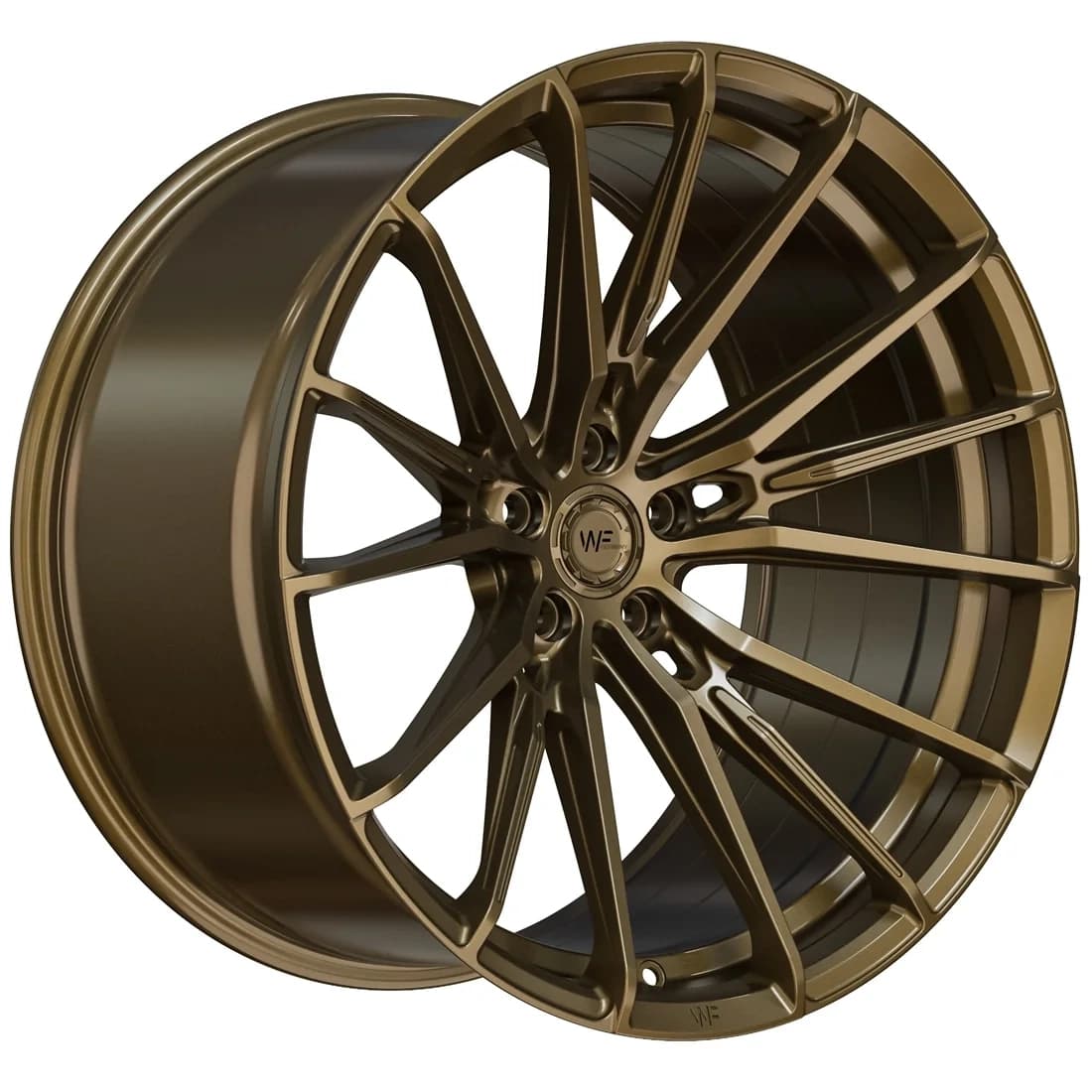 Легкосплавний диск 20" Wheelforce CF.4-FFR 20x11 ET32 5x120 сатинова бронза - фото My Tuning Lab
