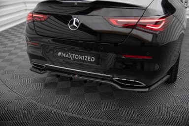 Задній сплітер (Z Dyfuzorem) Maxton Mercedes-Benz CLA Coupe C118 - фото My Tuning Lab