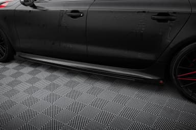 Накладки на пороги Street Pro + Flaps Maxton Audi A7 RS7 Look C7 - фото My Tuning Lab