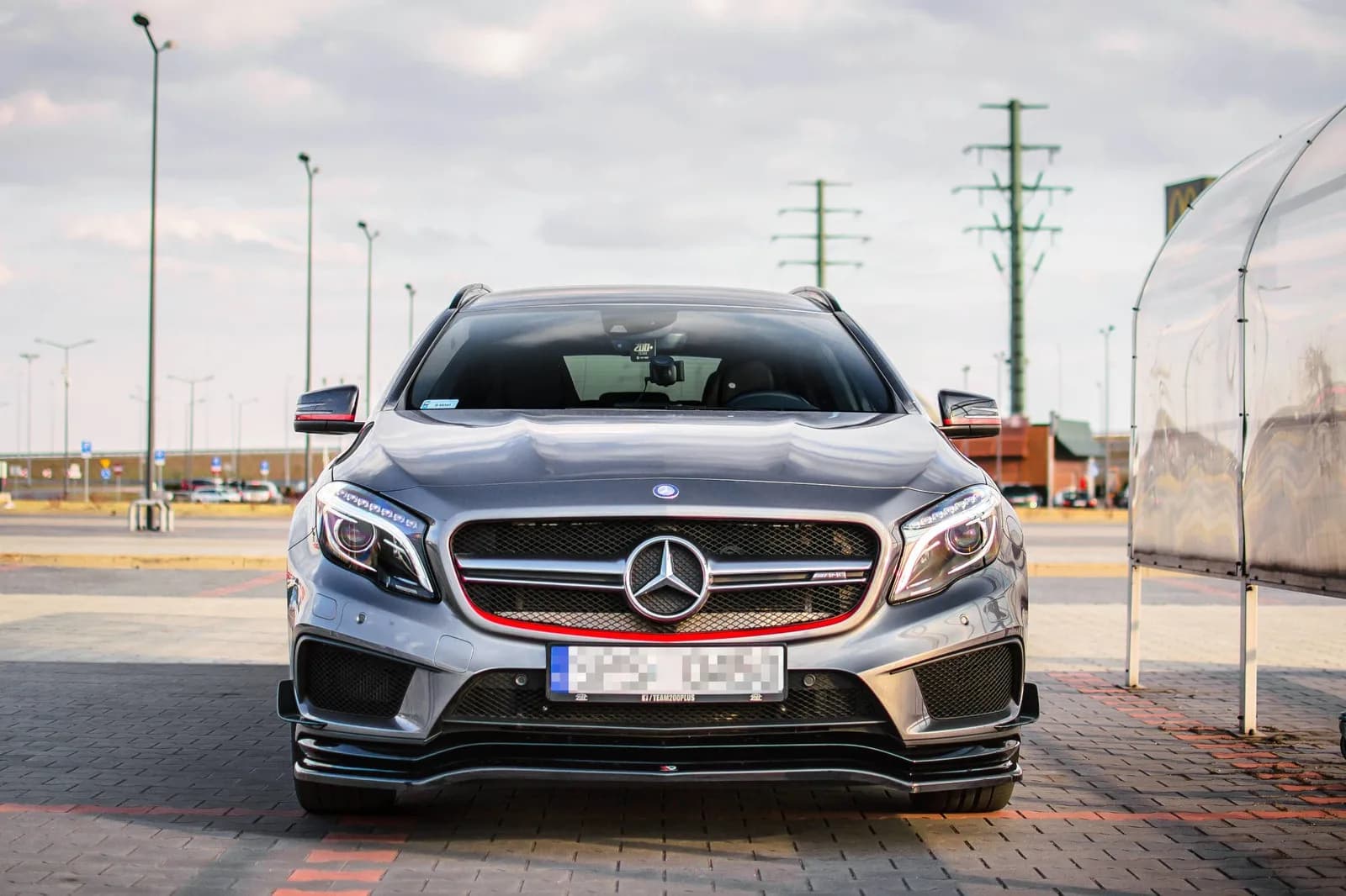 Передній сплітер Maxton Mercedes-Benz GLA 45 AMG - фото My Tuning Lab